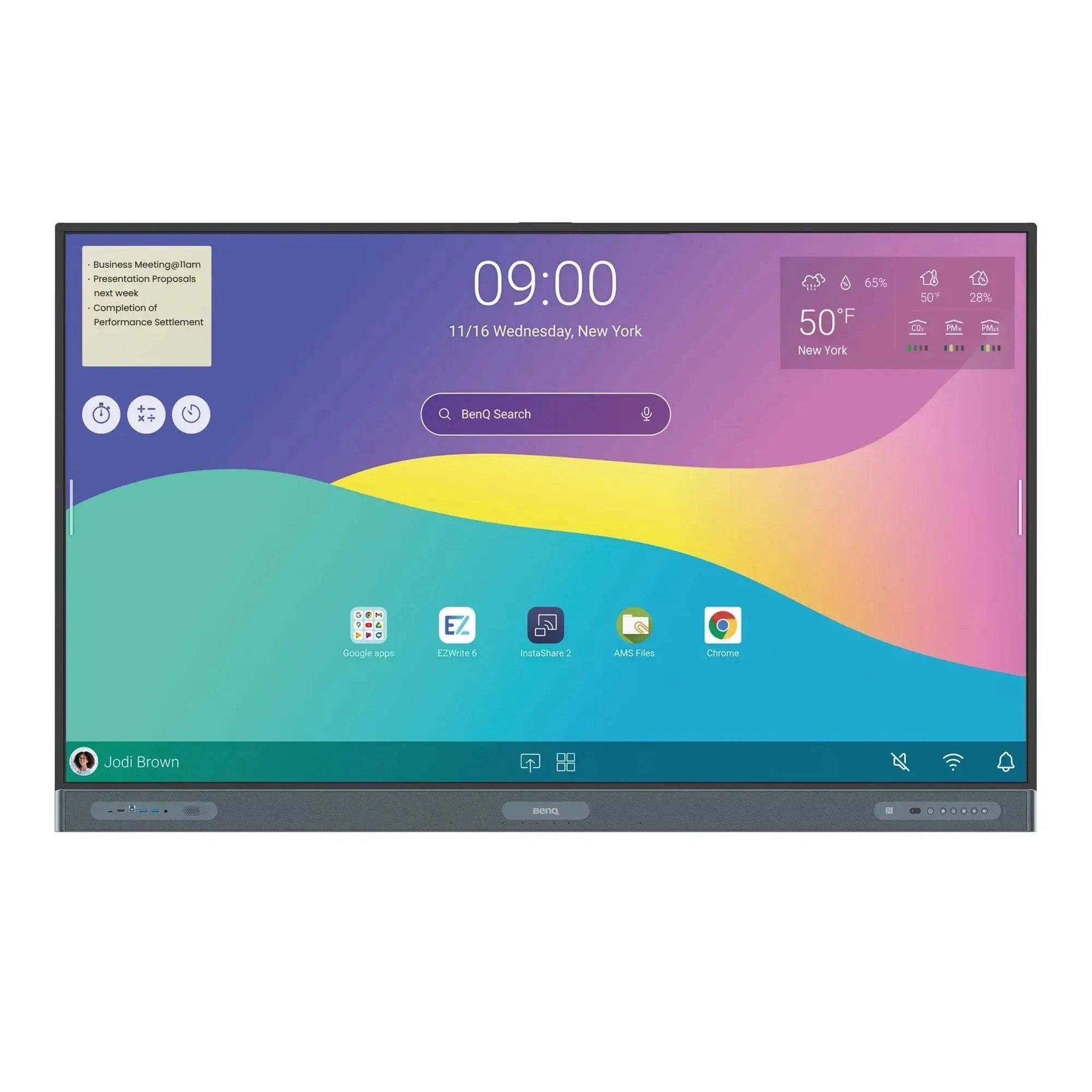 Benq 4k Uhd 65 Education Interactive Flat Panel