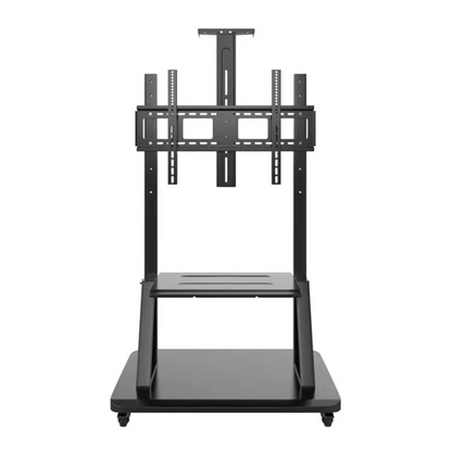 Portable Floor Stand for Smart TV Rolling Cart for Interactive Flat Panel Displays